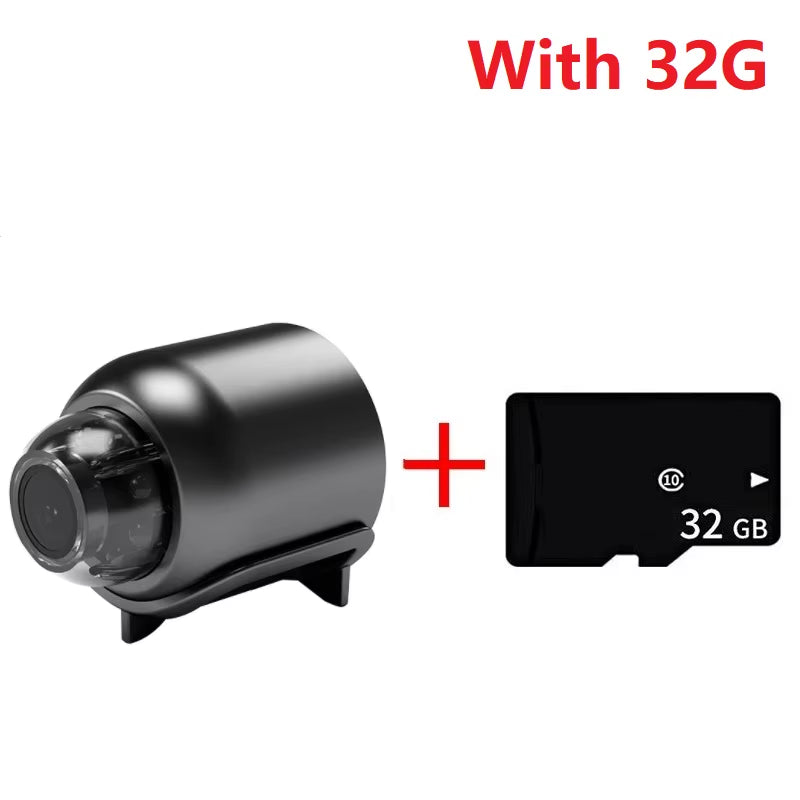 X5 Mini Wifi Camera Included Sound Detector App Control for Home Office Micro USB Baby Monitor Take Screenshots Record Videos